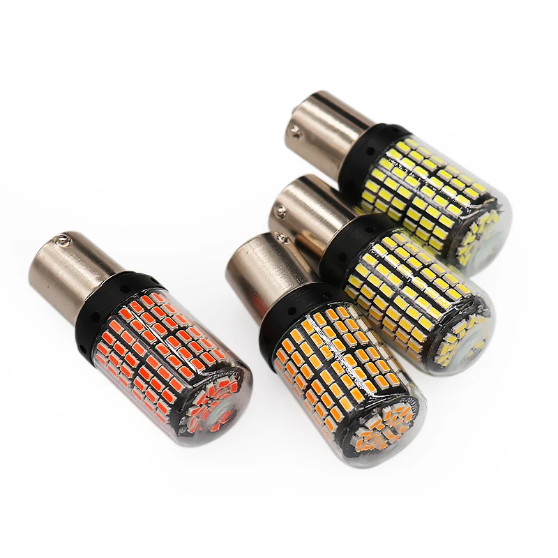 
Star flute 12V Canbus no error 1156 BA15S BAU15S T20 7440 Car 4014 Chips 144SMD led signal lamp 