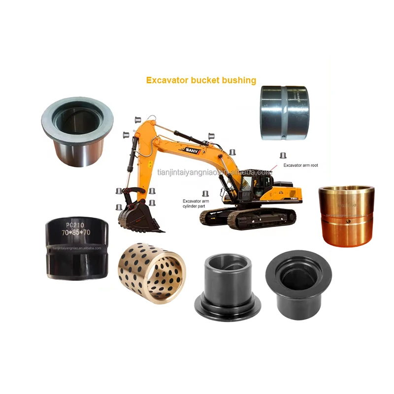 Kobelco sk 70 sk210 volvo ec240nlc ec25 excavator bucket spindle bushing