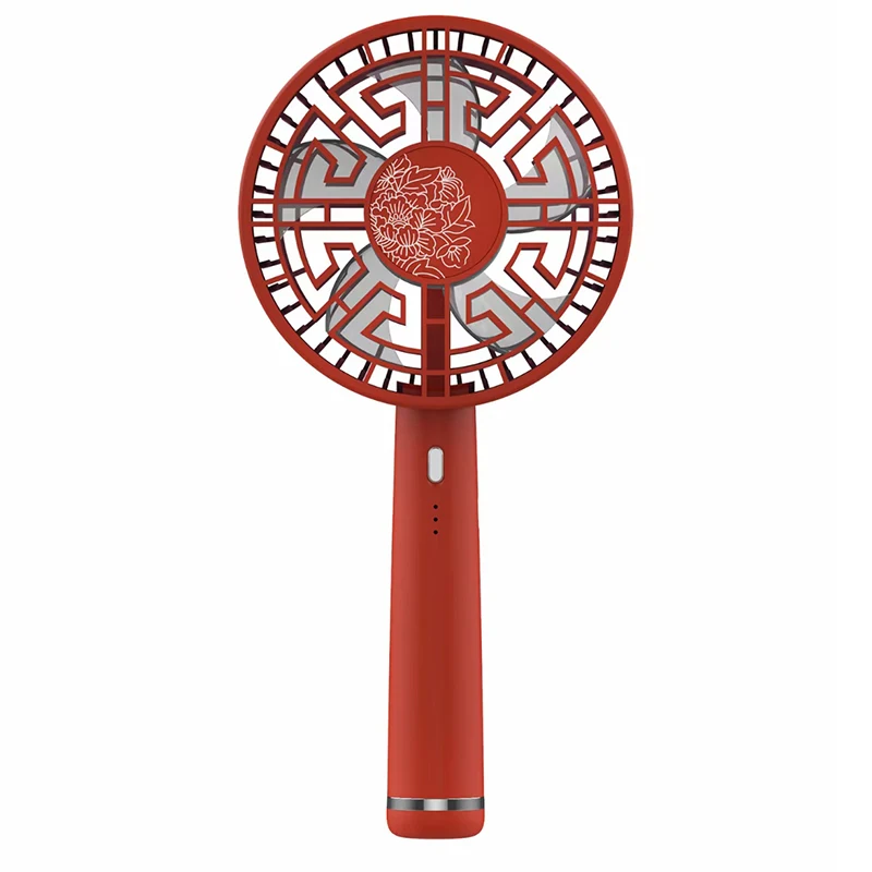2021 new chinese  style usb rechargeable cooling  ourdoor and household  portable mini handheld fan