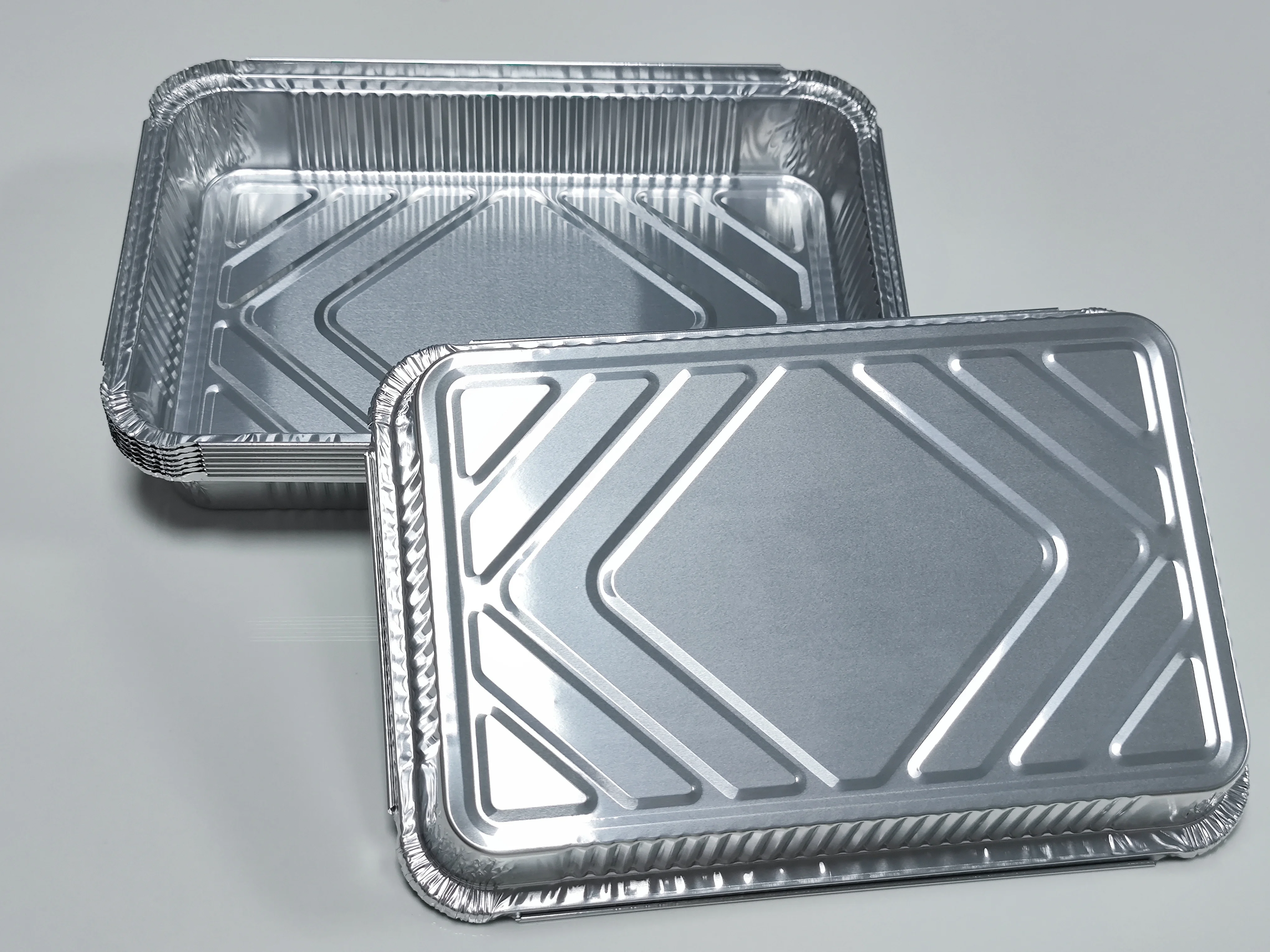 2000ml Rectangle Factory Price Oven Safe 315*215*50mm Manufactured Kitchen Use Disposable Environmental Aluminum Foil Container