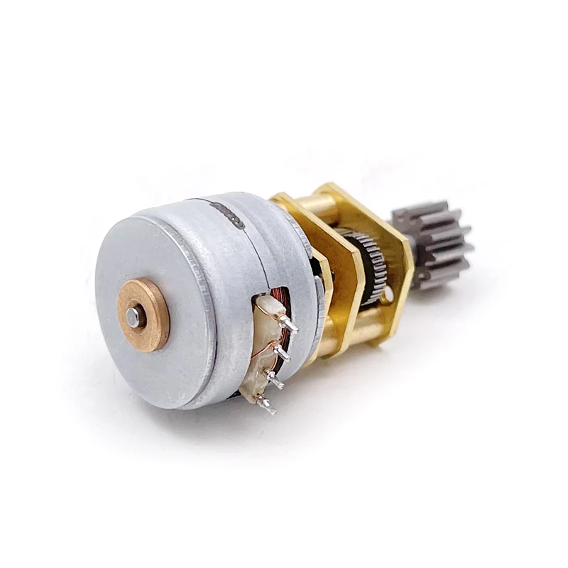 12mm DC Gear Stepper Motor Auto Equipment 0.5A Permanent