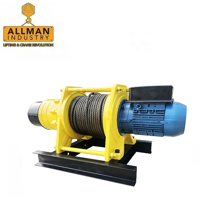 Construction Electric Winch Hoist 2 ton Electric Wire Rope Winch Machine For Sale