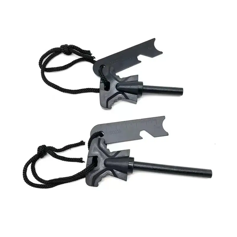 High Quality Camping Survival Magnesium Flint Stone Fire Starter Fire Starter Outdoor Waterproof Survival Fire Stick Kit