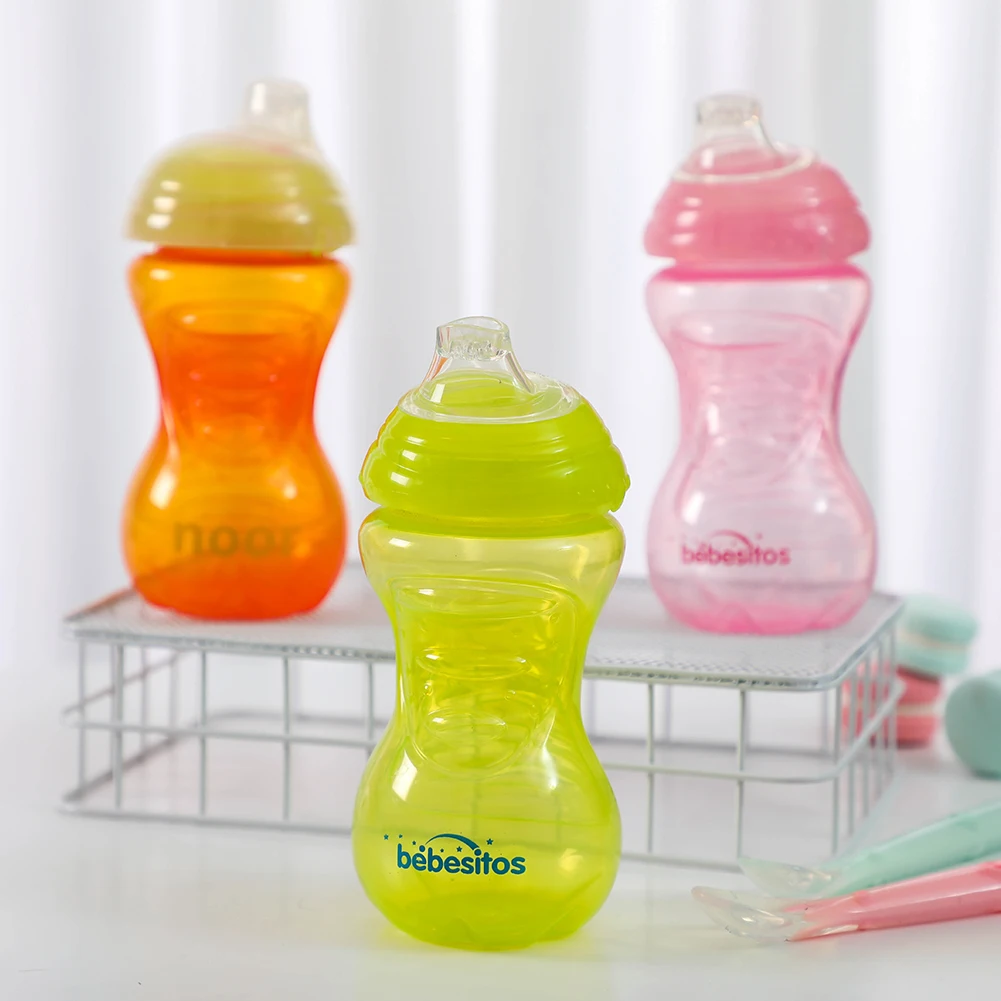 Wholesale Outdoor Transparent Baby Water Bottle Portable Leak-Proof Children Water Cup