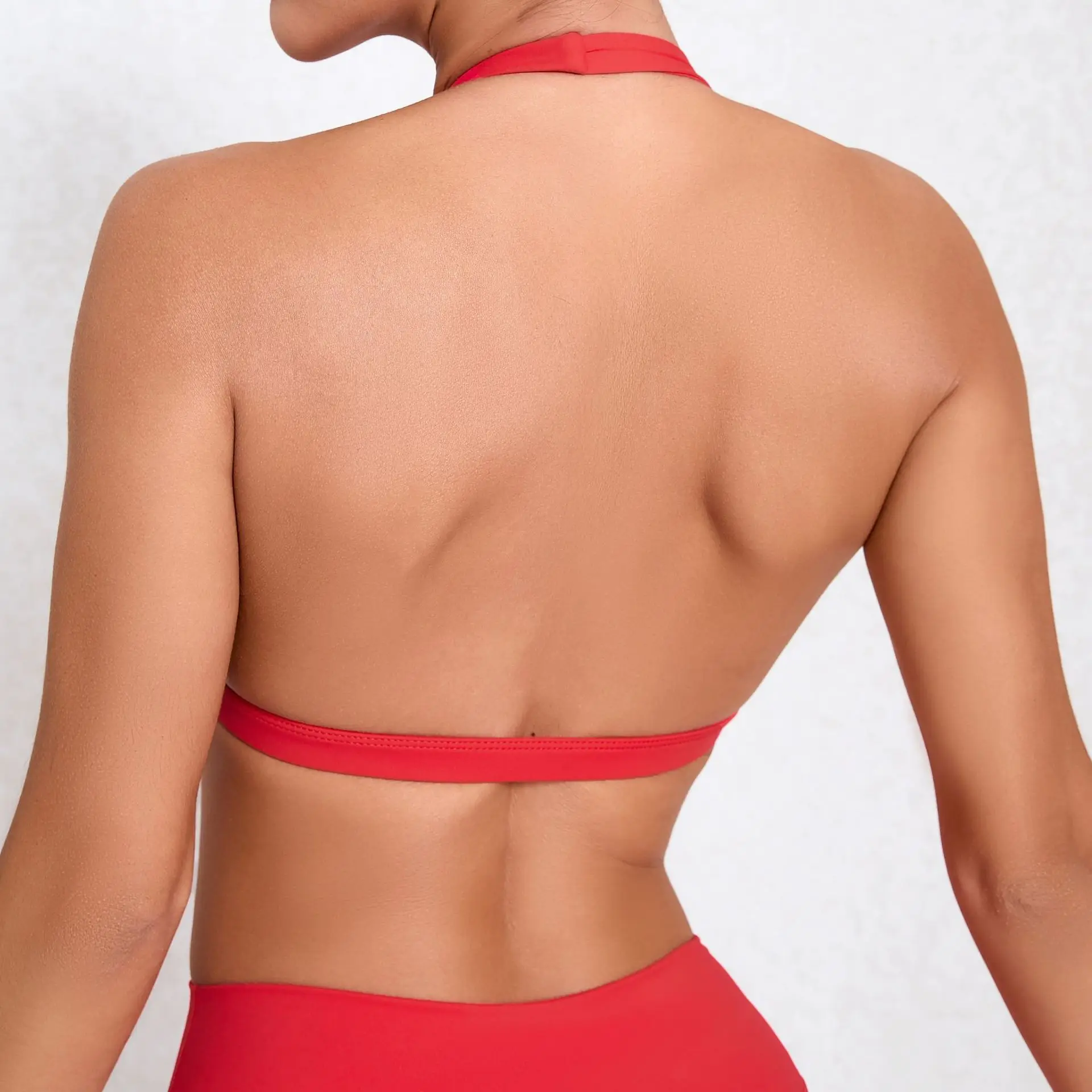 Joyyoung Popular summer open back sports bra high impact sports bra gym fitness sets sexy beautiful back fitness yoga bra