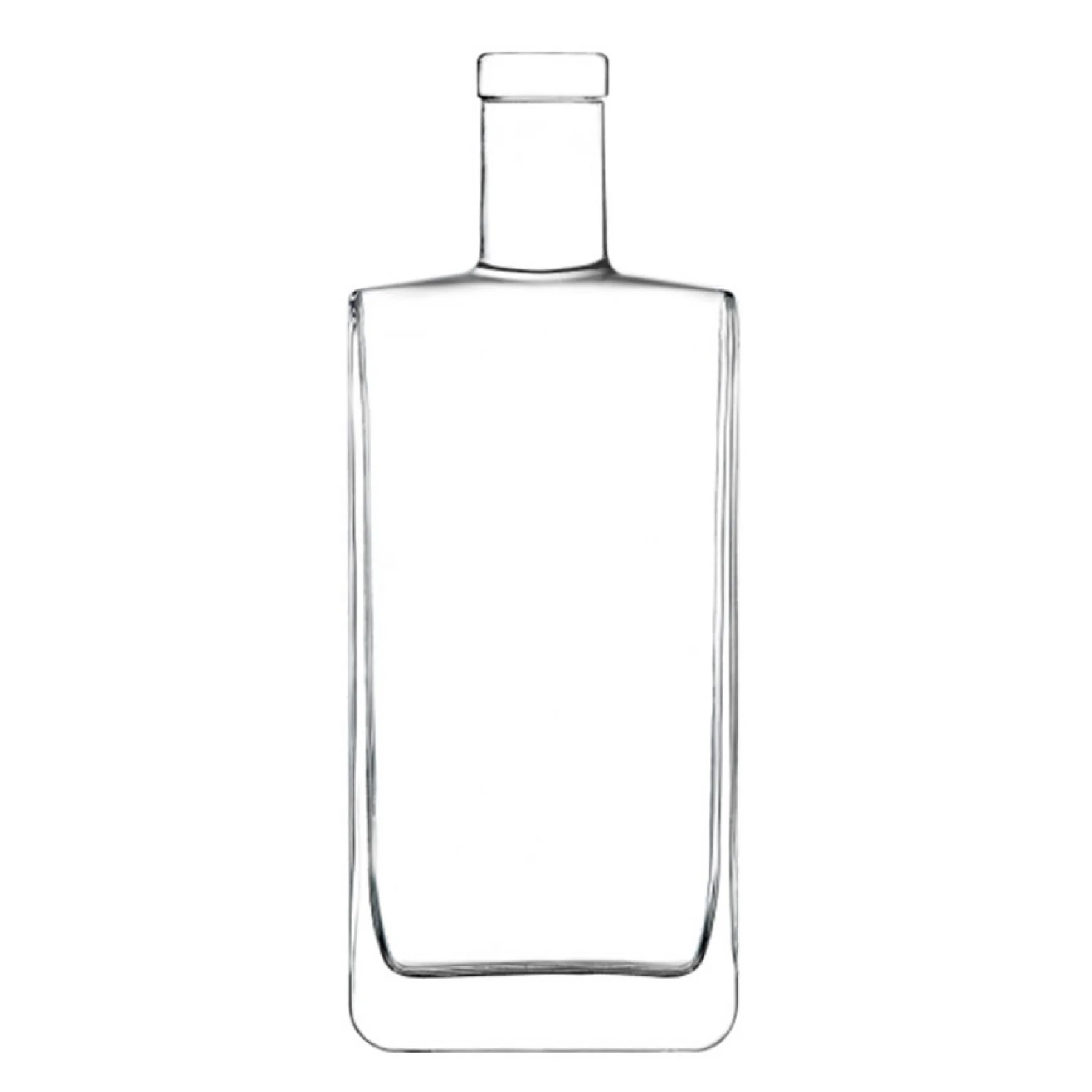 Custom Engraved Empty Spirits Xo Brand Alcohol Whisky 750ml Vodka Glass Bottle for Liquor