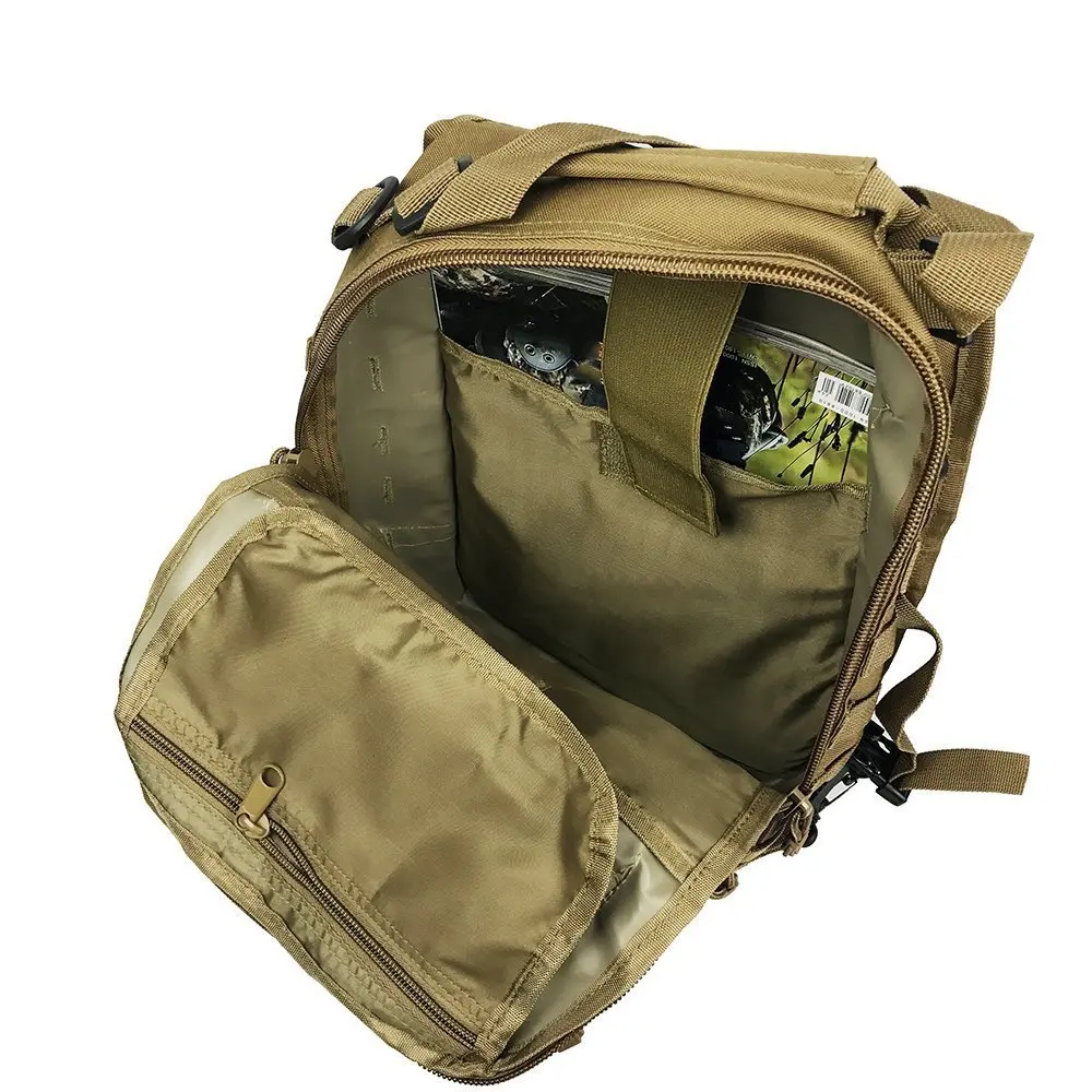 FREE SAMPLE Tactical Gear Molle Multifunctional Sling Shoulder Backpack Daypack Bag for Camping Hiking