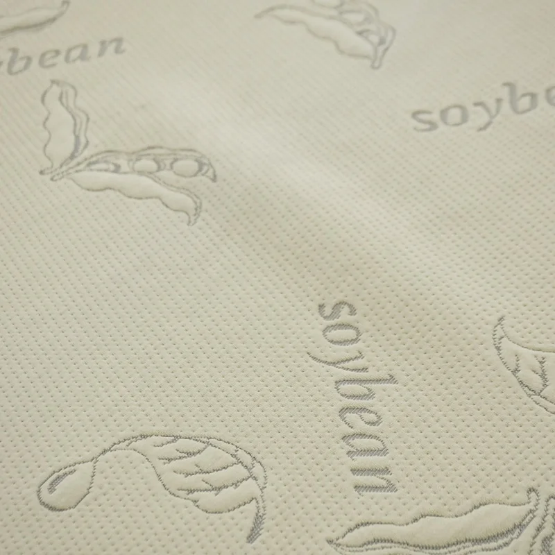 High quality knitted mattress fabric, environment friendly soybean fiber fabric