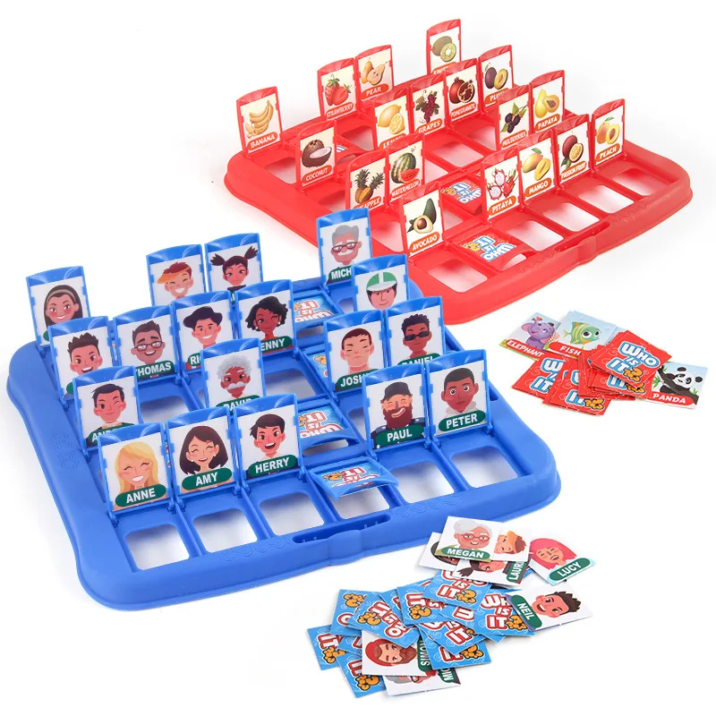 Hot Popular Educational Intellectual Classic Board Game Cheap Family Games Party Playing Guess Who For Kids