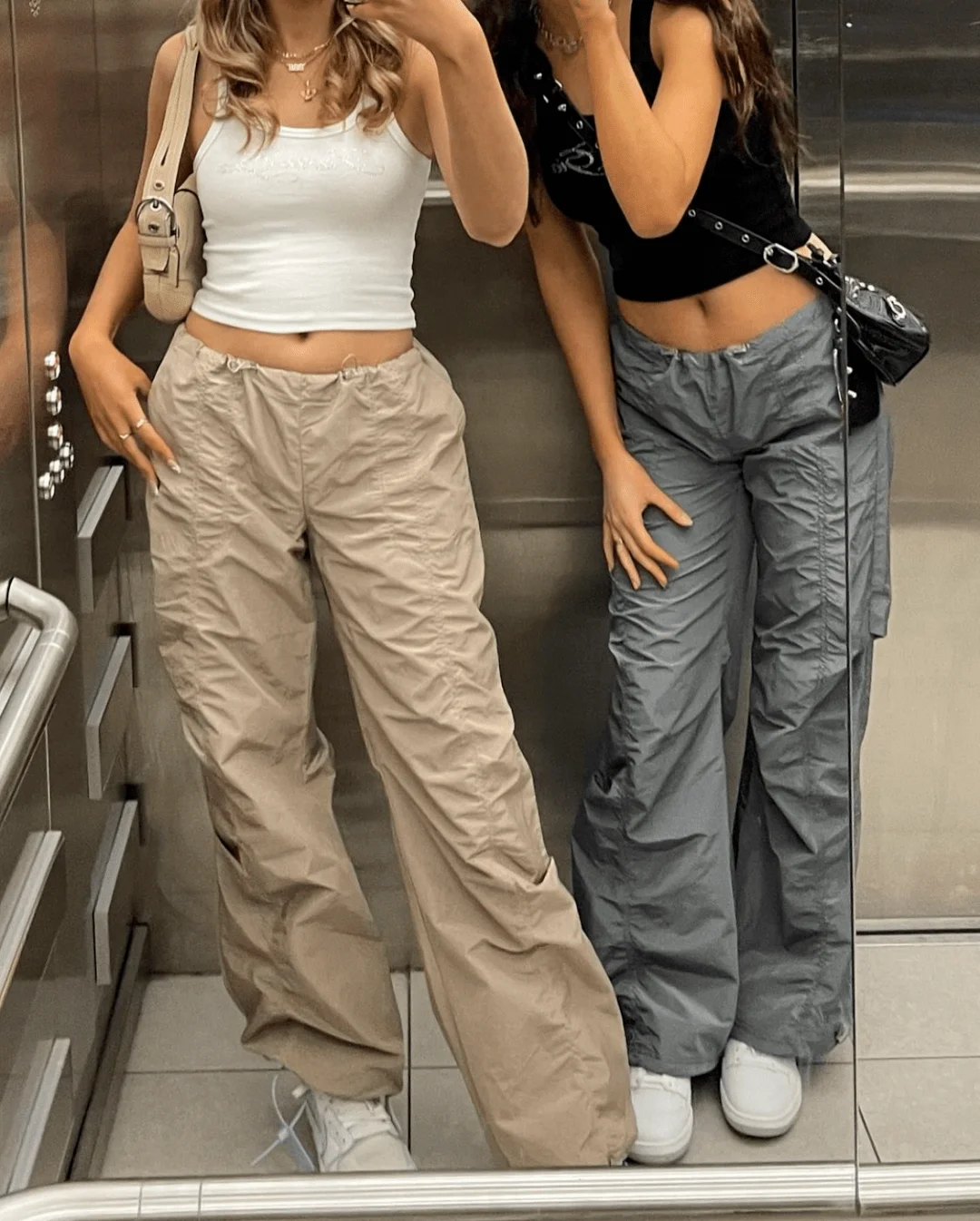 Blie Jaded London Unisex Track New Womens Custom Cargo Parachute Pants Men