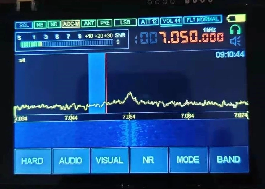 AM SSB NFM WFM Analogs Modulation 1.10a 50K~200MHz 400~2GHz Malachite Receiver SDR Software Radio DSP All Mode Receiver
