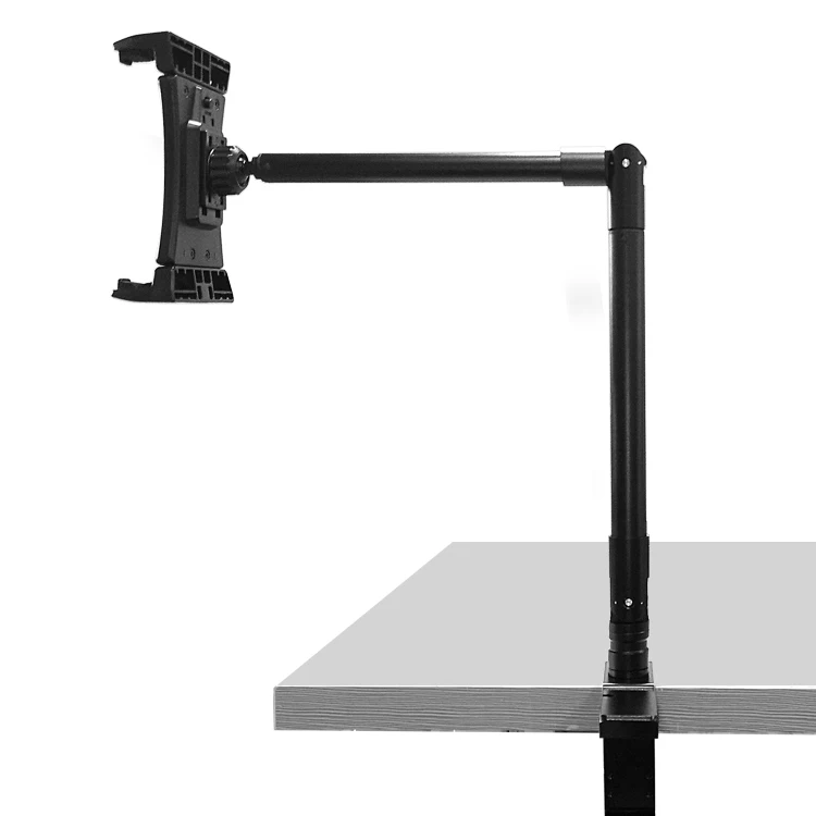 
Clamp metal multifunctional adjustable black desk mount for living room bedroom office 