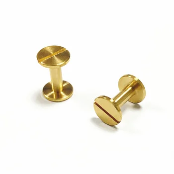 custom stainless steel chicago screws binding post chicago screw