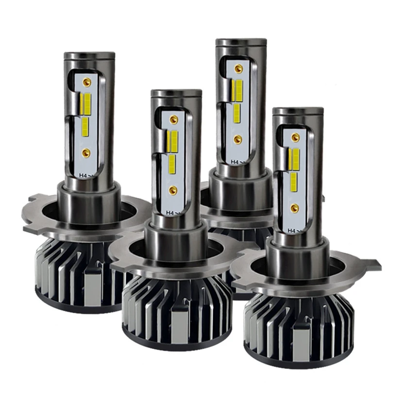 Хорошо продаваемая светодиодная автомобильная лампа нового типа h4 h1 h7 h11 9005 белый + светло-желтый + желтый свет