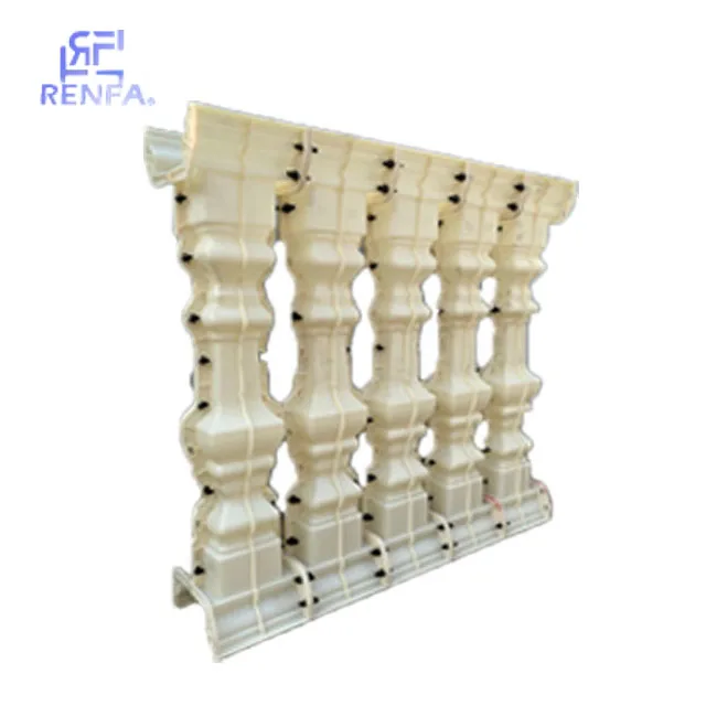 RF cast-in-place plastic concrete cement balusters Molds decorative classic concrete baluster shape form molds