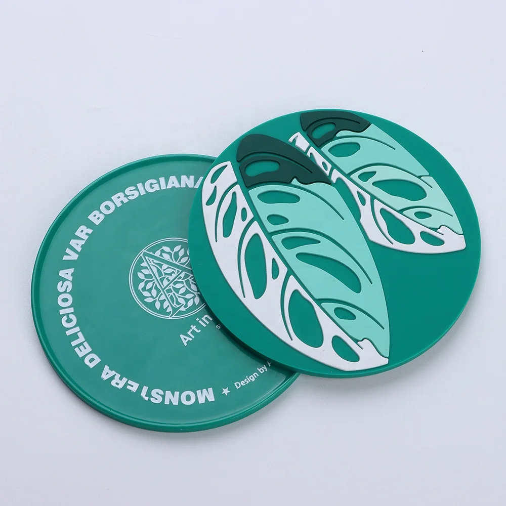 High quality round  OEM custom tea coffee drinks wine ceramic sublimation blanks neoprene car coasters
