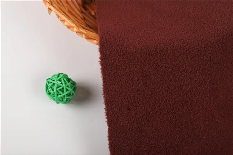 100% polyester manufacturing double side fleece fabric polar fleece for sale