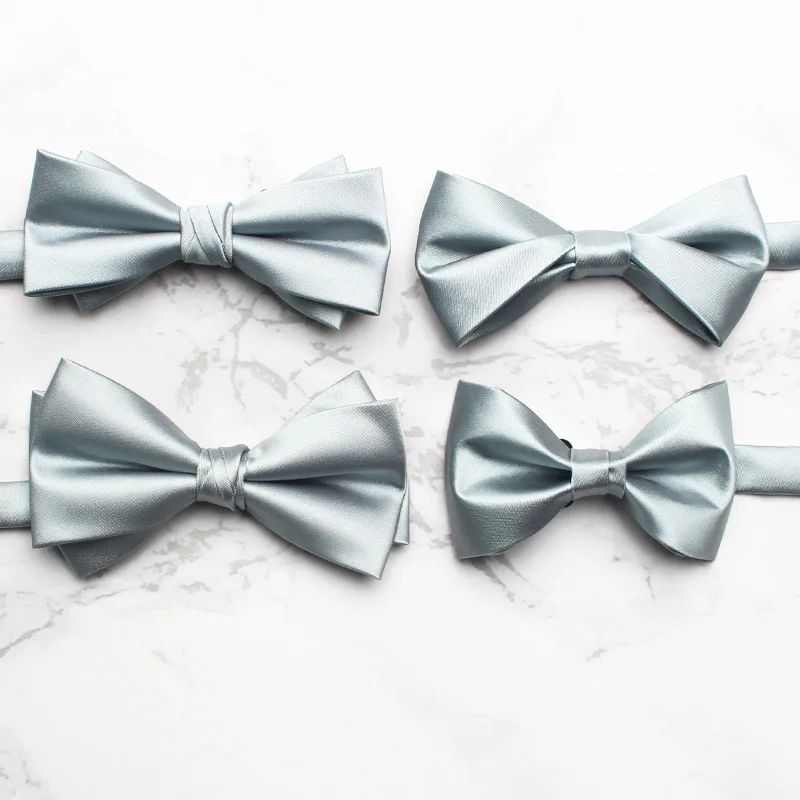 Новые Необычные однотонные галстуки-бабочки повседневные рубашки черные для