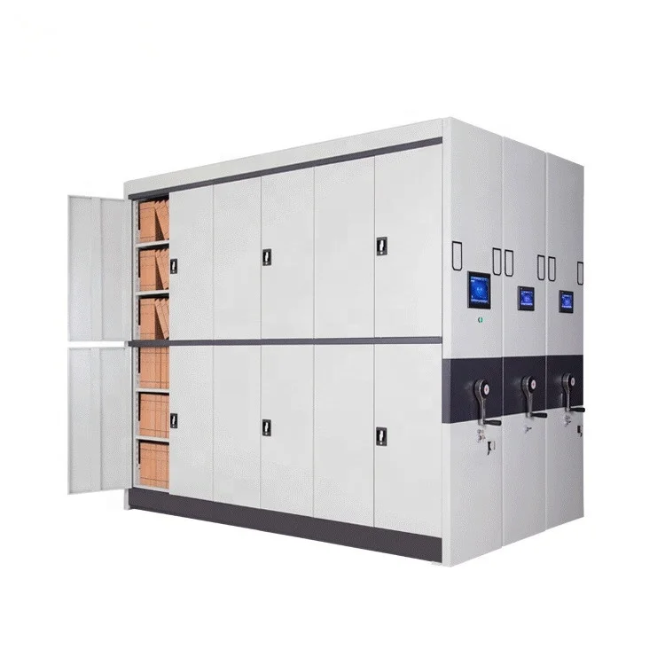 Mobile Compactor Storage Archive Filing Cabinet Mobile Shelving Dense Cabinet Rack Mobile Shelves shelving system for office