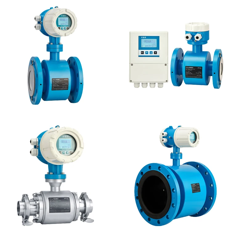 Insert Type Electromagnetic Wastewater Flowmeter DN50 Water Flow Magnetic Flow Meter