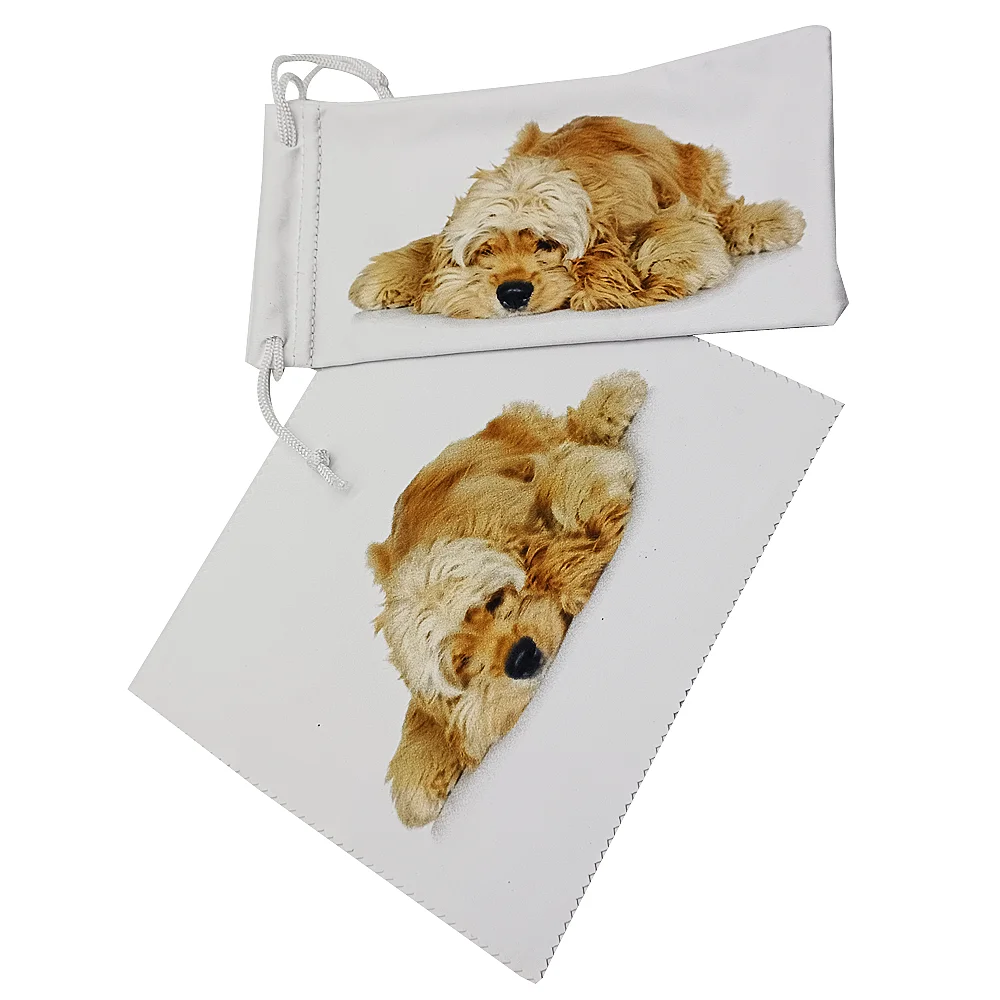 Custom Multi-color Microfiber Bag Sunglasses Storage Drawstring Sealing Sunglasses Pouches Lens Cleaning Cloth