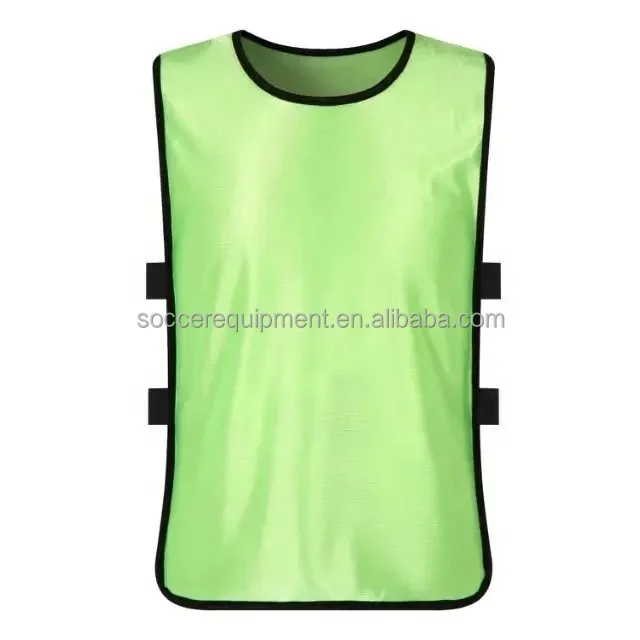 OEM Supply Poly Cotton Soccer Netball Bibs with Custom Logo