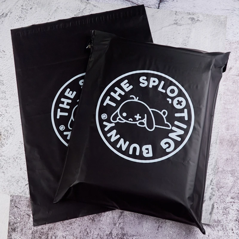 china factory made matte black mail envelopes mailer poly packing mailing plastic shipping satchels courier bag