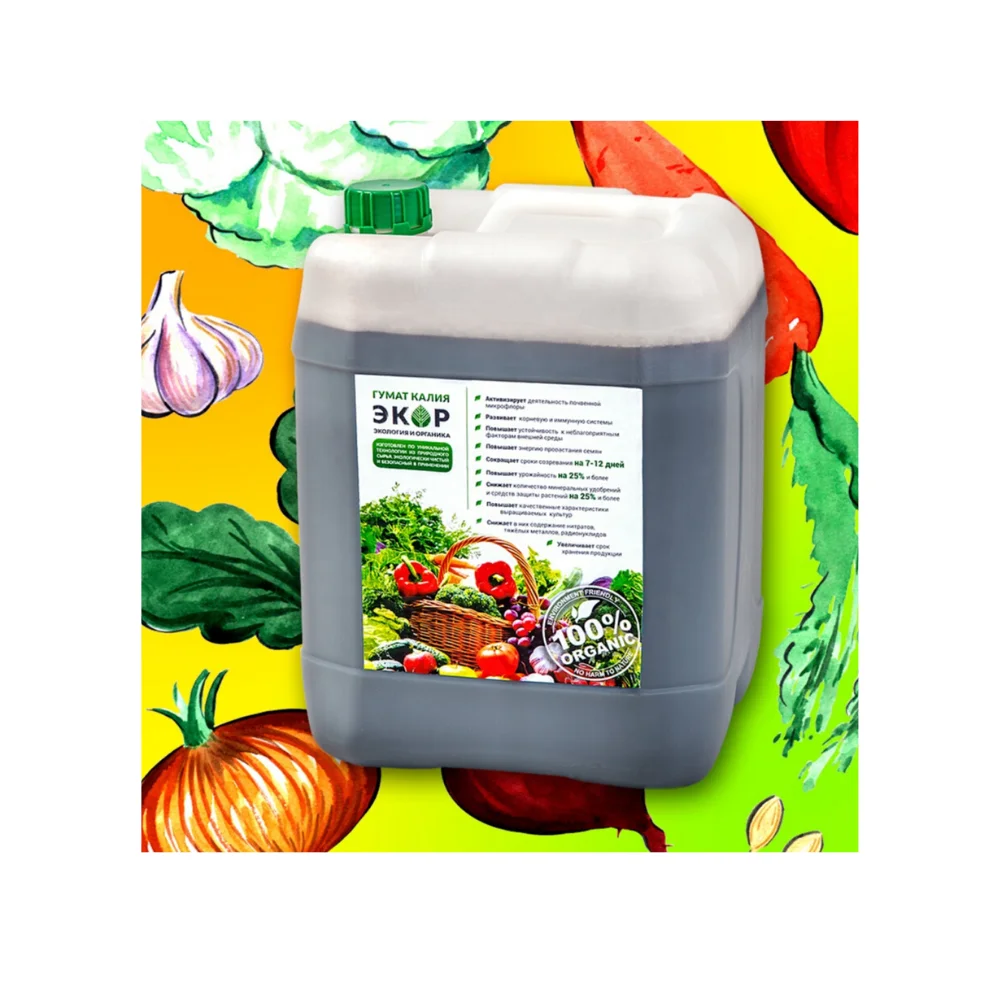 EKOR Humic Acid Liquid Organic Fertilizer for soil and foliar