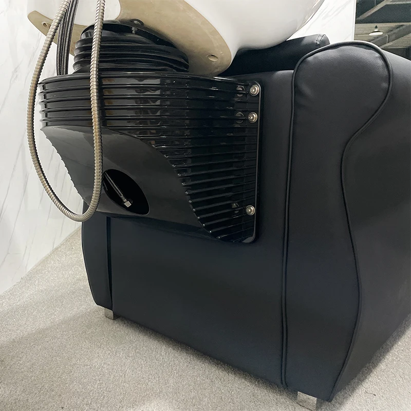 Modern shampoo bed sitting flush bed barber shop special ceramic spa bed factory direct sales new