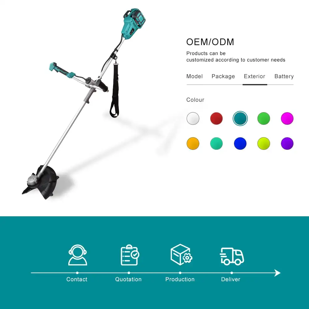 Liangye cordless portable 2.0Ah Battery Powered Lithium-ion lawn edger Grass Trimmer