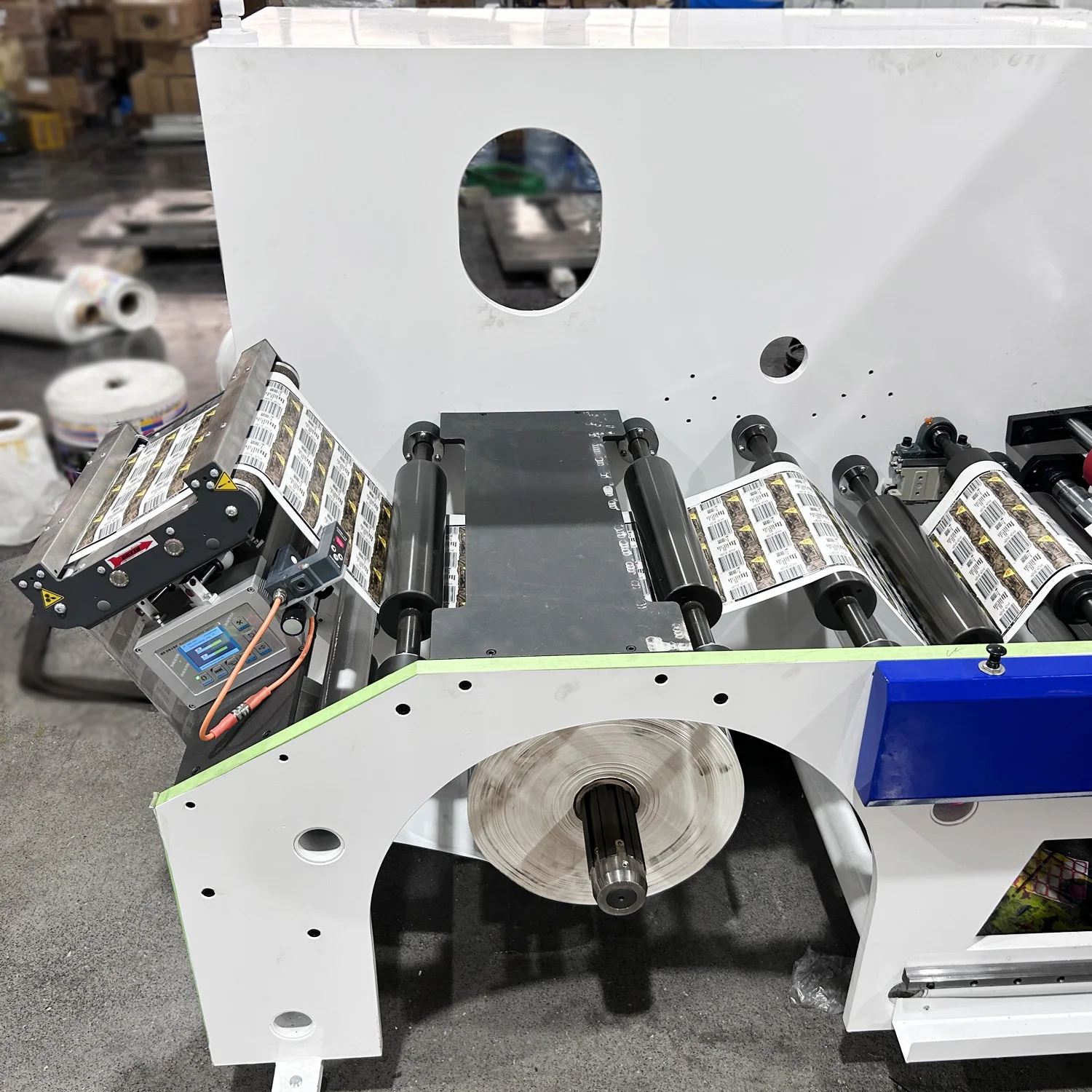 RTIN-550 Best Price 8 Color High Speed Adhesive Label Flexo Online Horizintal Print/printing Machine