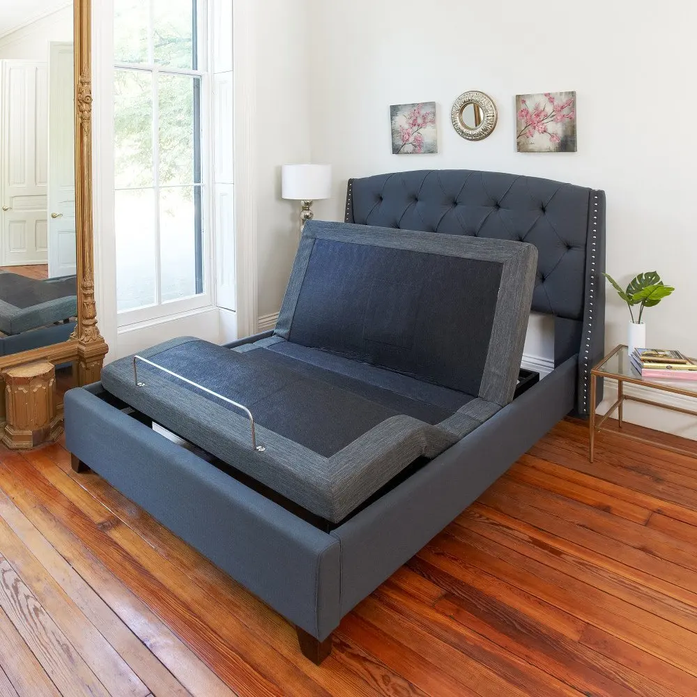 solid oak single storage retractable red leather rocking rattan pull out pvc queen bed frame with headboard