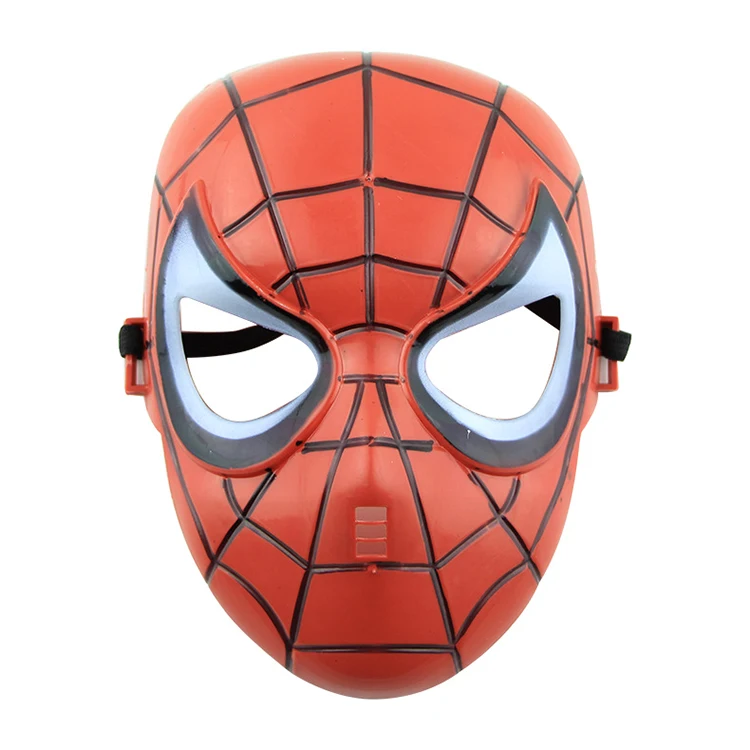 Hulk Spiderman Superhero Figure Mask Cosplay Party Avenger Halloween Masks Pvc Model Toy For Halloween Decoration