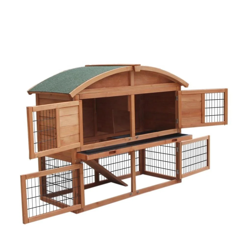 China Factory Price Hot Selling Wooden Pet Cages Large Rabbit Hutches Free Rabbit Cages