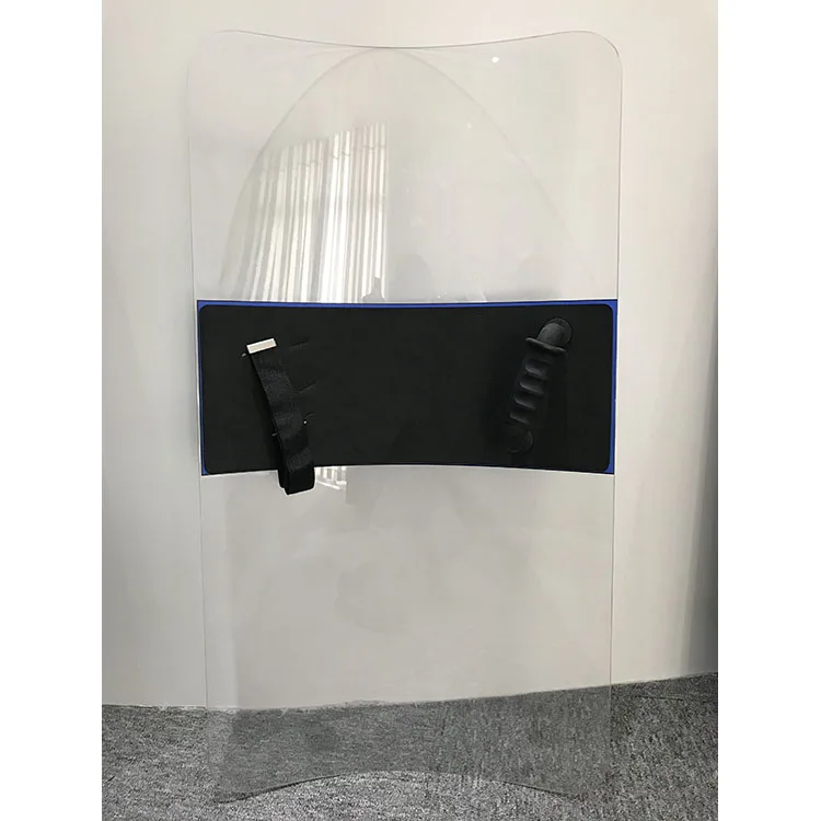 Portable light Impact Resistance Transparent handheld Riot Shield