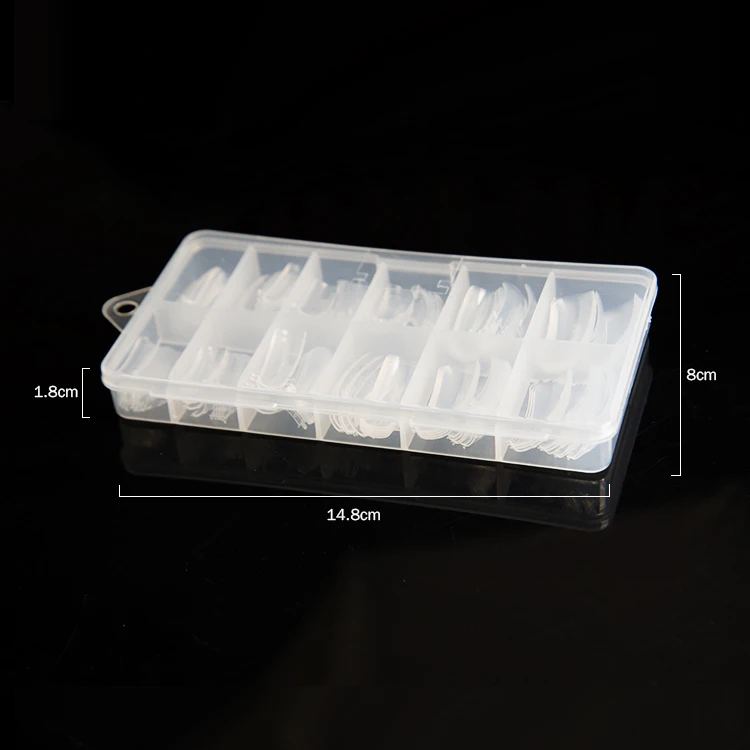 120pcs Reusable nail forms fashion design dual form system Good Quality Acrylic Nails Extension