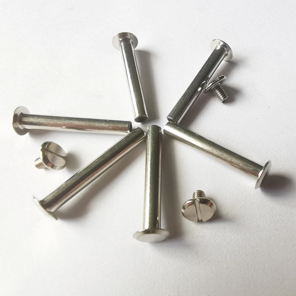 Factory Sale Screw Stud Curved Surface Cambered Solid Brass Fastener Belt Harness Nail Rivets