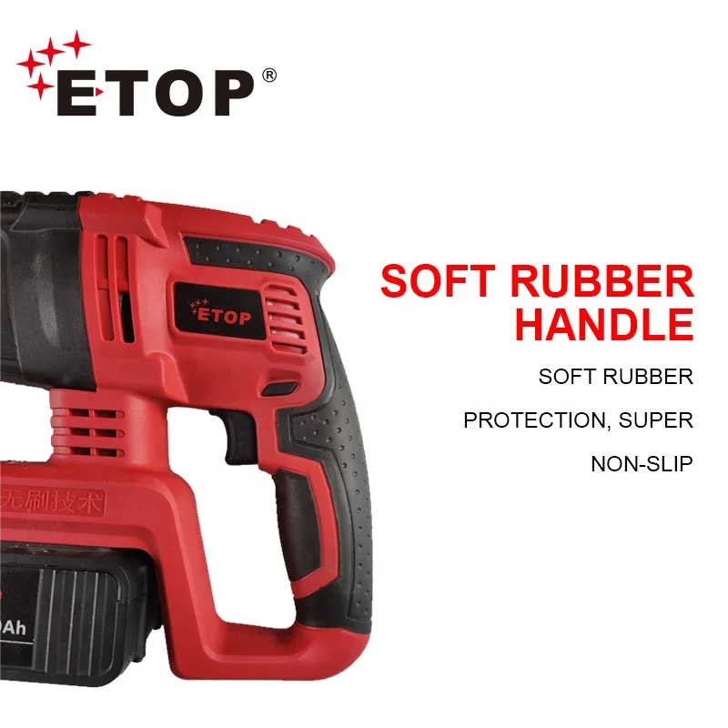 
ETOP High Quality New Arrival Wholesale 21V Retable Lithium Electric Impact Drill Hammer 