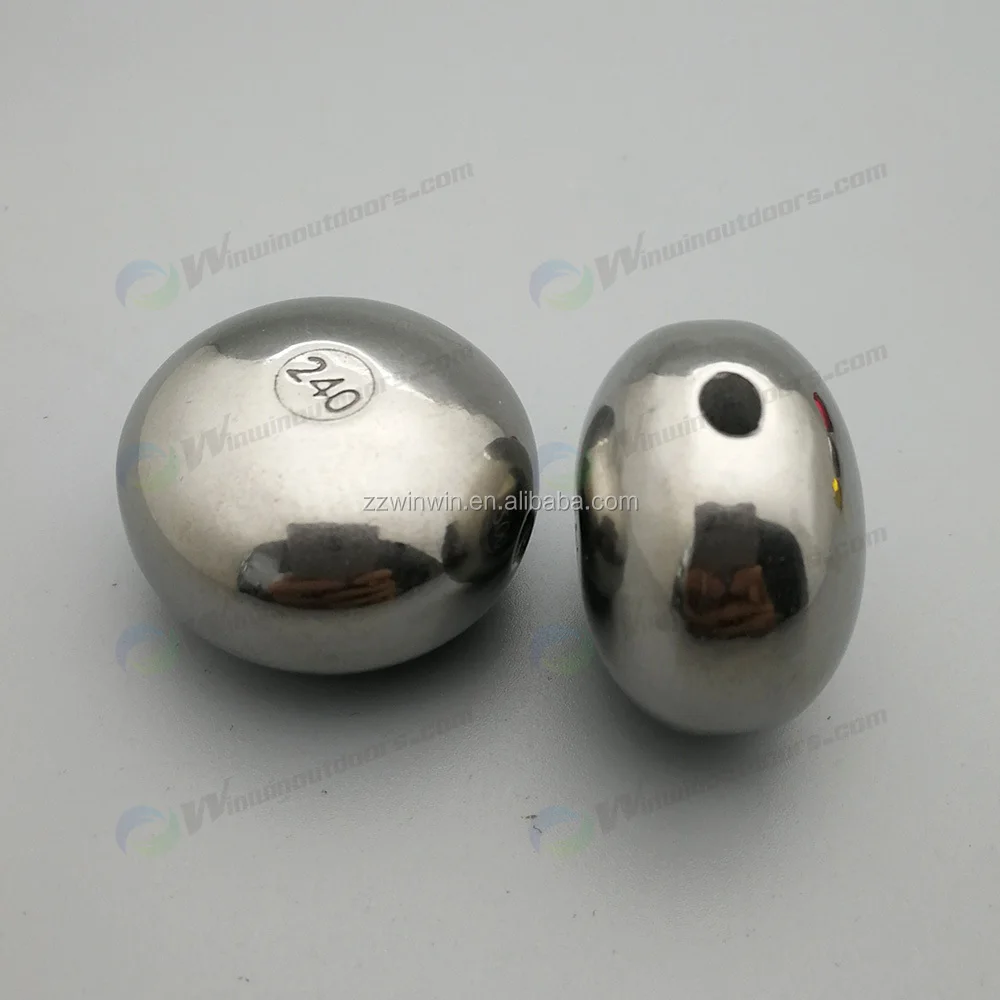 Индивидуальные вольфрамовые Круглые головки высокой плотности Taibara рыболовные грузила большие бусины