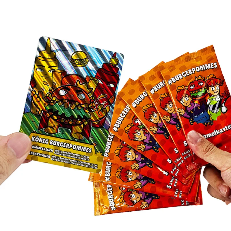 OEM Custom Anime Holo Holographic Trading Card Collectible Paper Printing Sport Playing Cards with Custom Logo Packaging in Box