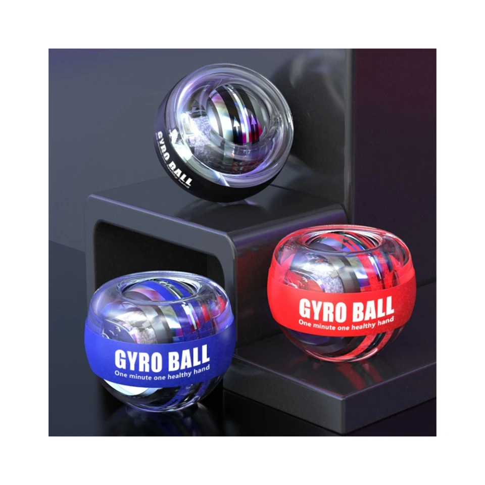 LED light Gyroscope Autostart Range Gyro Power Grip Ball Counter Arm Hand Muscle Force Trainer centrifugal wrist strength device