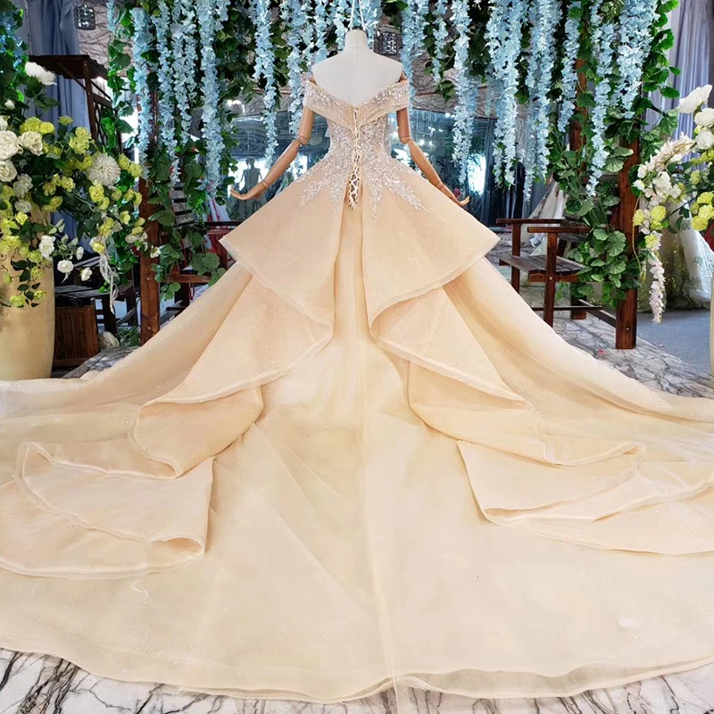 
HTL845 Jancember muslim bridal wedding dress wedding dress indian bridal party dresses latest 
