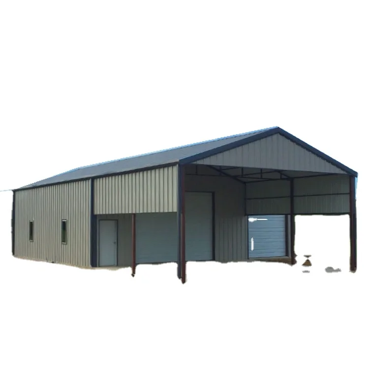 Factory Price Prefab Steel Building Kits Storage Shed Steel Structure Hangar Warehouse Building Material