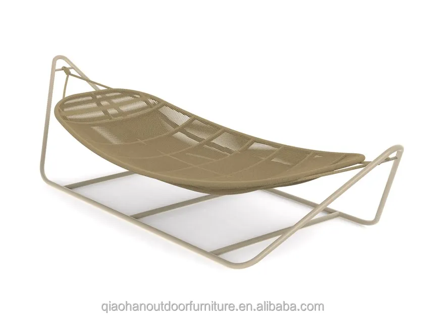 high quality pools swimming outdoor rope sun lounger rattan swing sun bed garden hanging chaise lounger chair