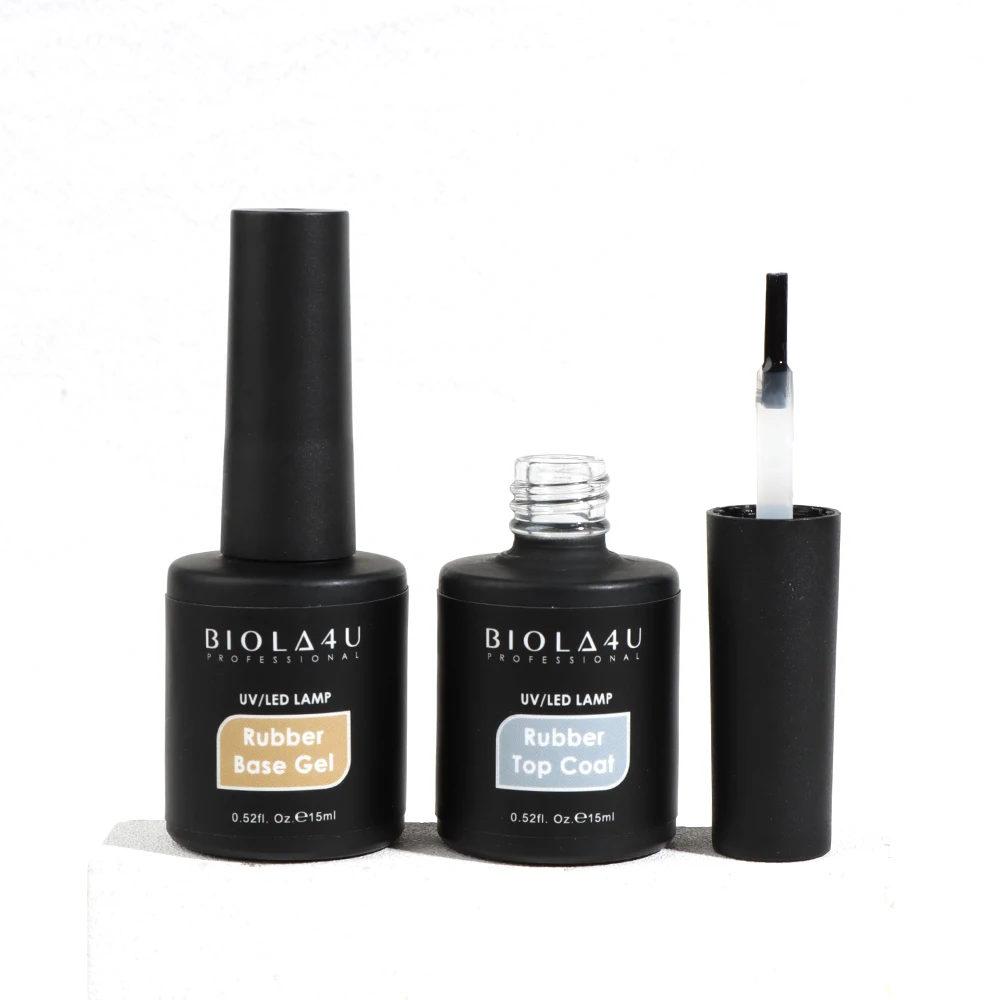 Professional rubber base gel nail polish rubber base coat for long lasting nails layer