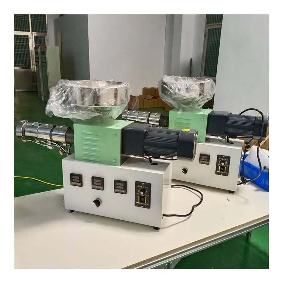 Small Sj15 Mini Extruder Diy Extruder Small Scale Material Plastic Small Lab Scale Desktop Extruder