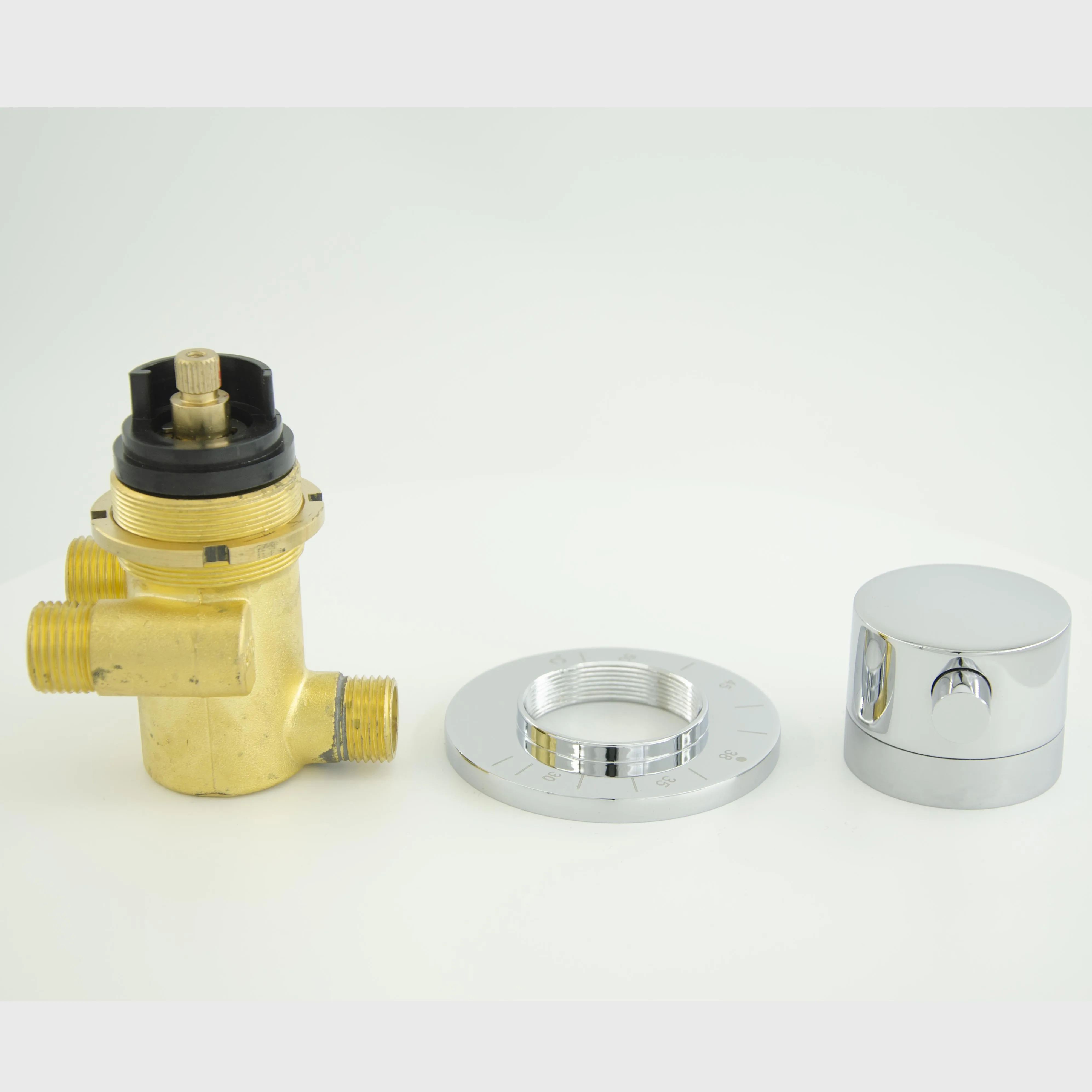 
Concealed Brass Thermostatic Cartridge Shower And Bath Thermostatic Mixer Valve Tap 