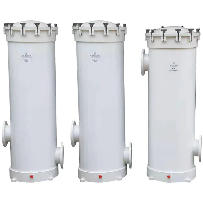 Customized Acid and Alkali Resistance FRP Bag/Cartridge Filter Housing FRP Material Filter Housing
