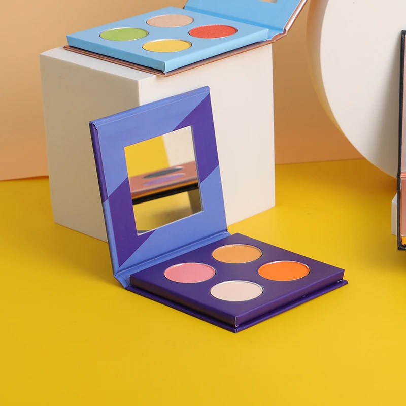 Newest Cosmetics paper eyeshadow palette heart shaped eyeshadow palette small eyeshadow palette