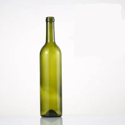 500ml 750ml Red Wine Bottle Dark Green Empty Luxury Manufacturers Champagne Burgundy Wine Glass Bottles with Corks